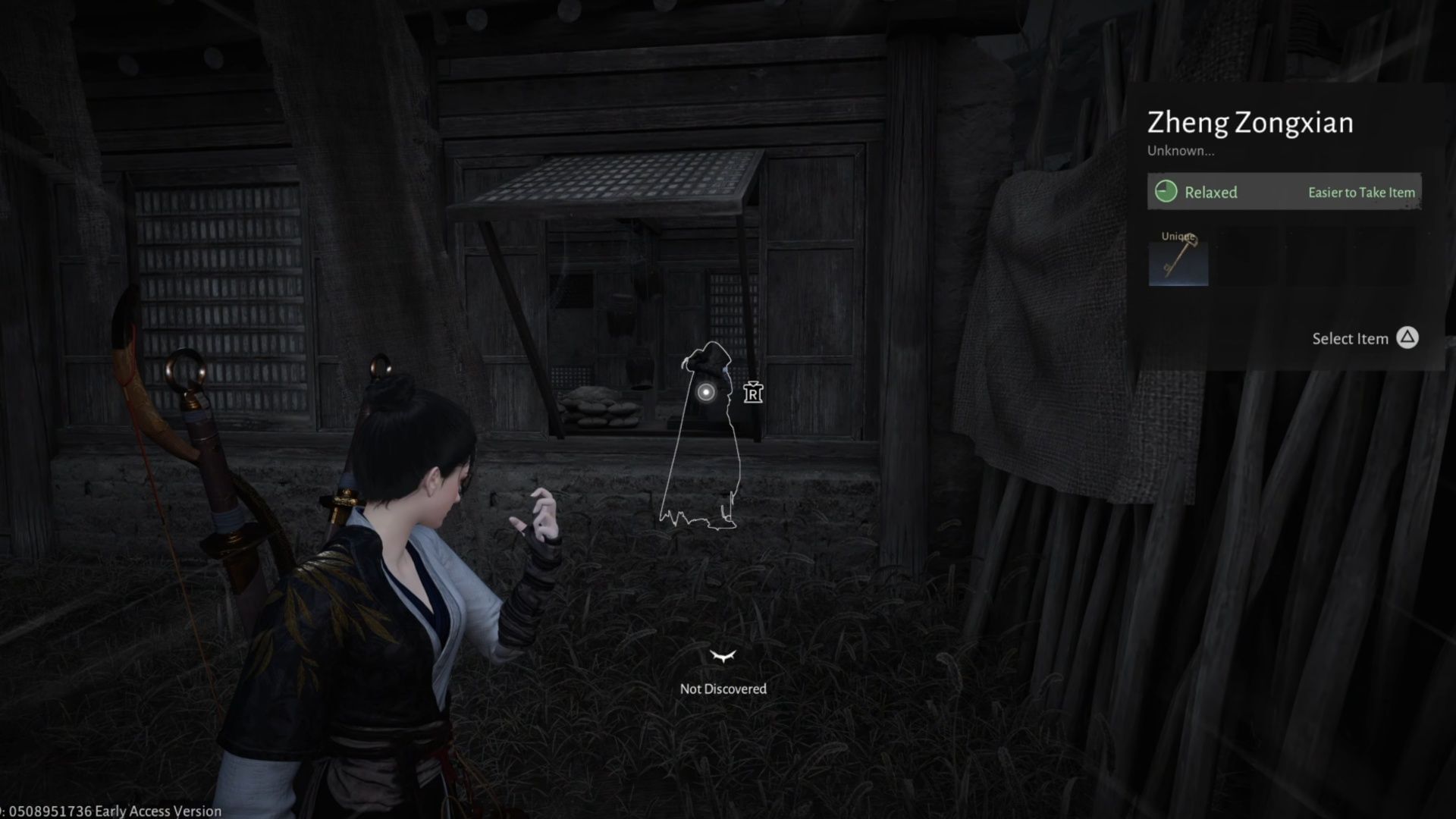 It&#039;s unlikely you&#039;ll fail this key theft, but you cannot claim the key if you kill him, so be aware of that (Image via NetEase)