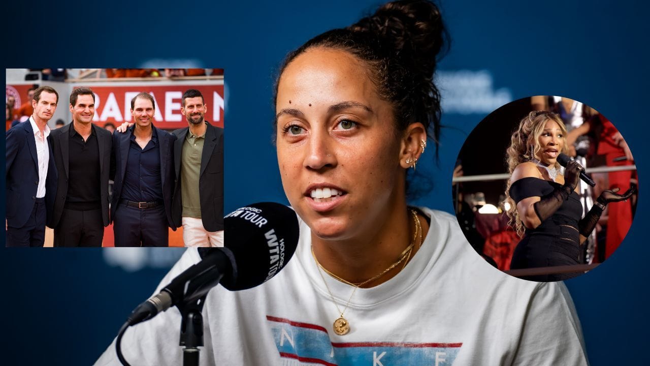 Madison Keys blames Serena Williams, Federer, Nadal &amp; Djokovic for why most tennis players struggle nowadays. Credit: GETTY
