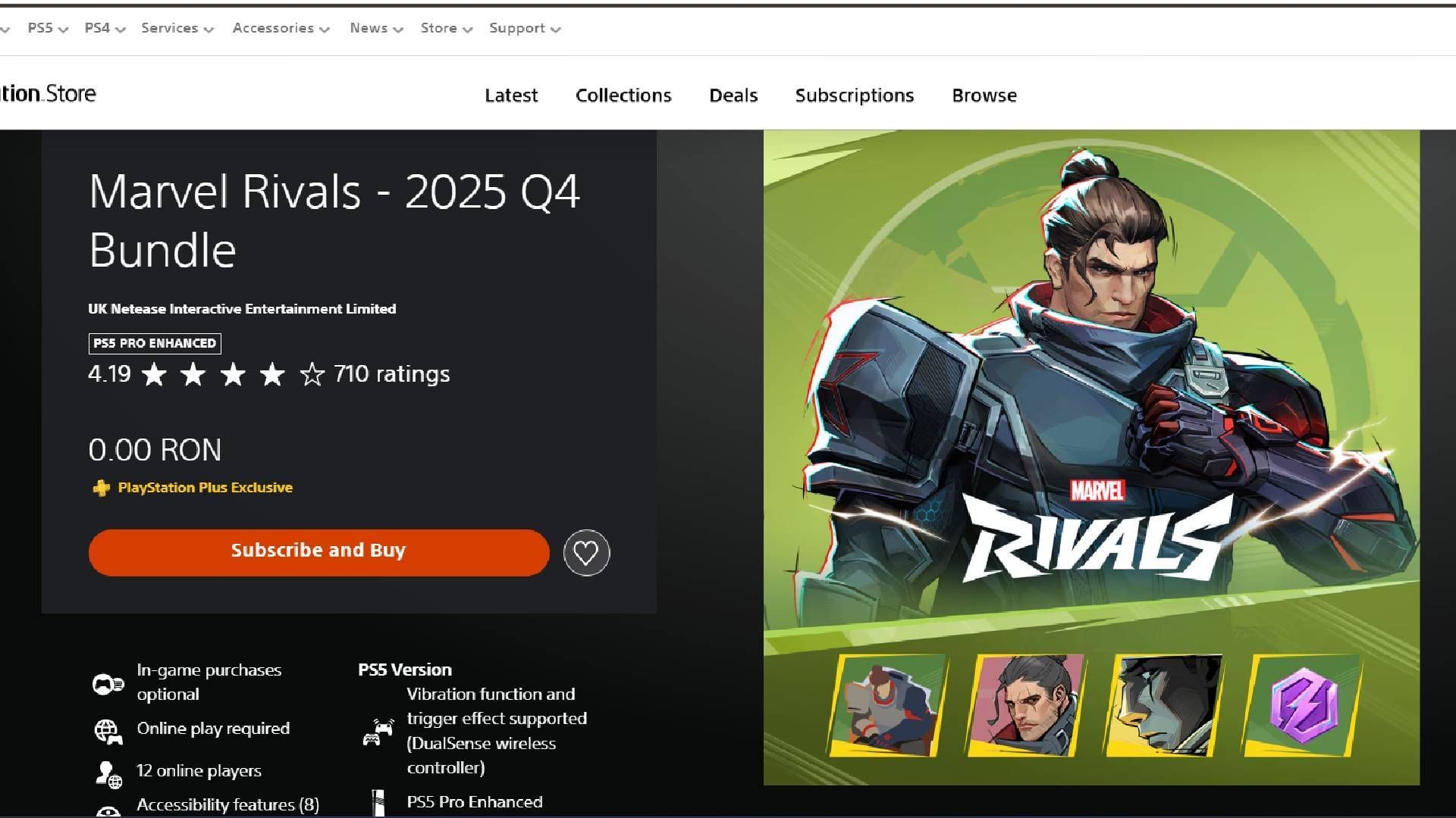 Click on the Subscription button to get the bundle (Image via NetEase Games)