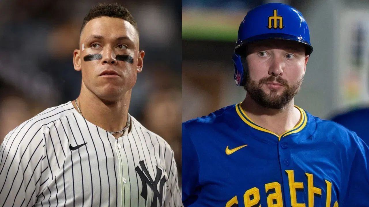 Aaron Judge (L), Cal Raleigh (R) (Images from - Getty)