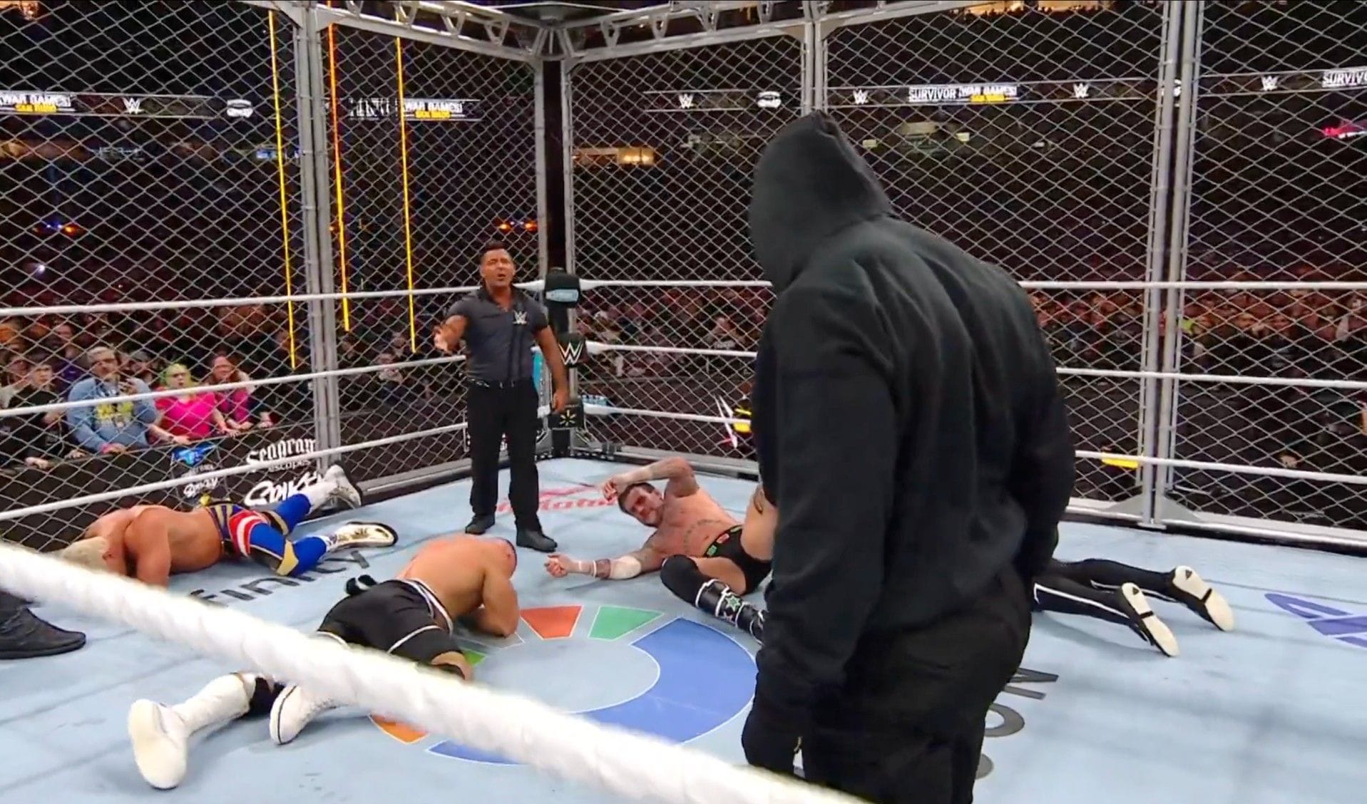 Who is the mystery man? (Image from WWE