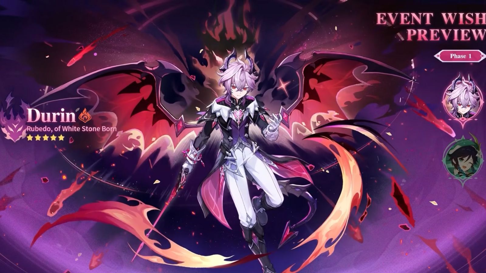 Durin will be released during the Phase I character banners in the Luna III version (Image via HoYoverse)