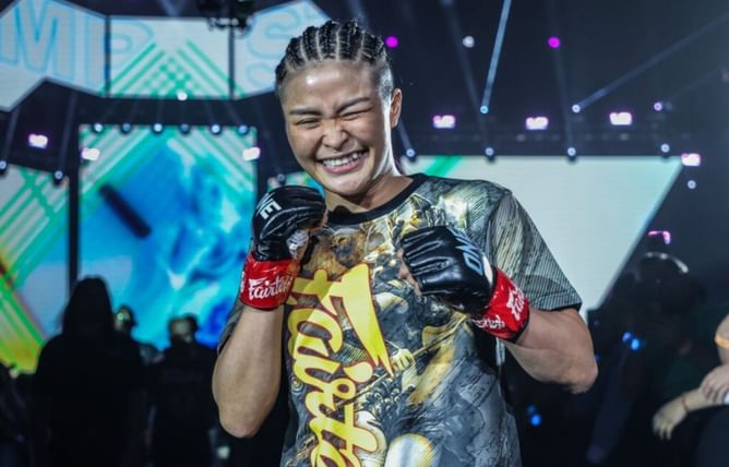 “She is the best” - Fans react to Stamp Fairtex showing blistering speed in latest training footage for Kana