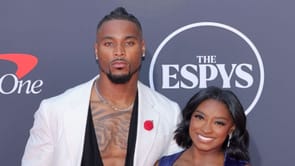 Jonathan Owens' wife Simone Biles enjoys beautiful sunset in private charter while travelling to Philadelphia ahead of Bears vs Eagles