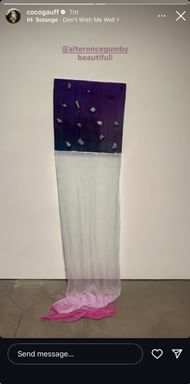 Gauff's Instagram story