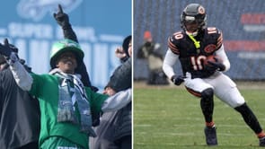 Bears' Luther Burden III laughs at Gillie Da Kid for going on rant against Eagles after loss on Black Friday