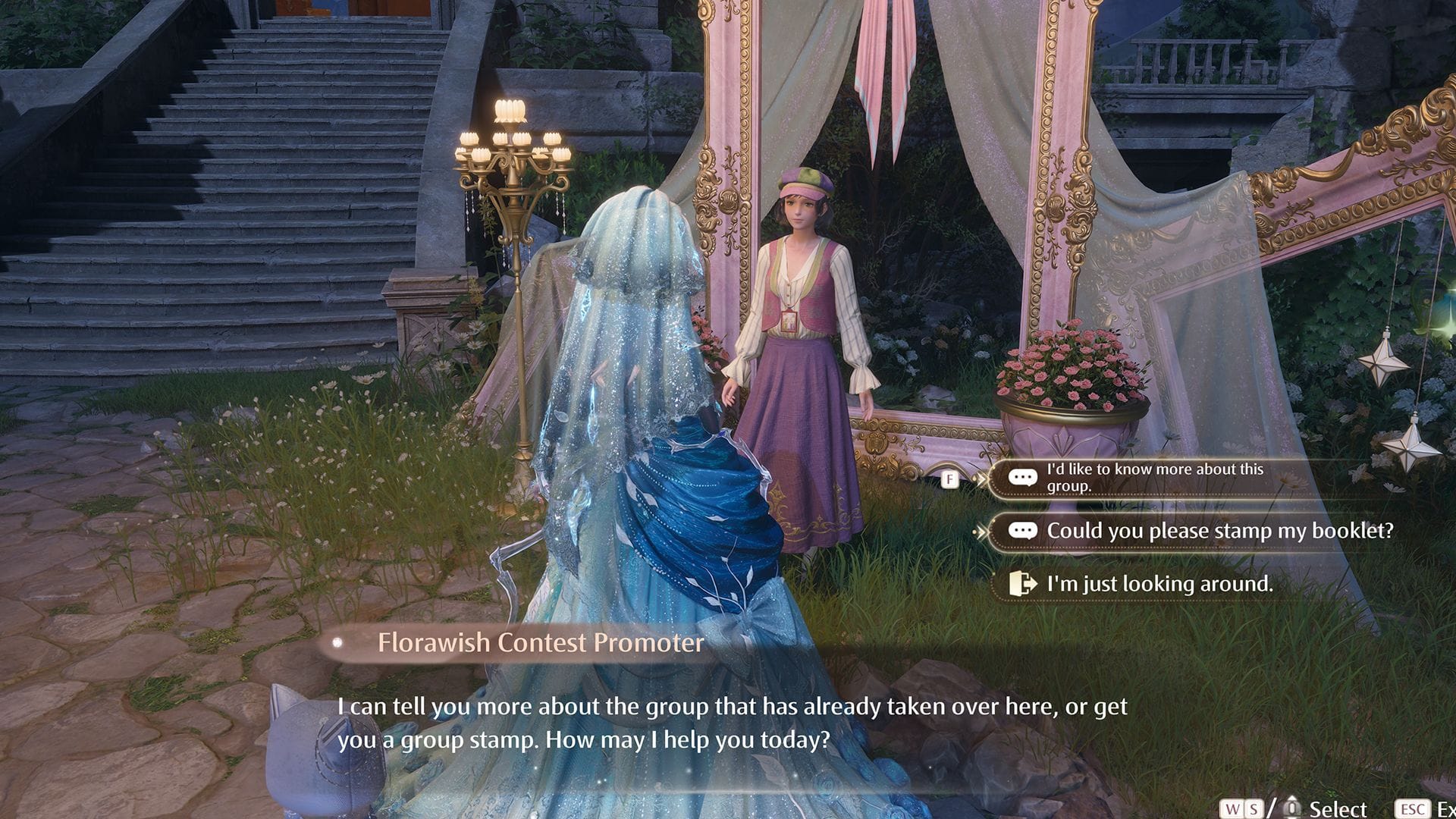 Interact with the Contest Promoter NPC (Image via Sportskeeda Gaming/Infold Games)