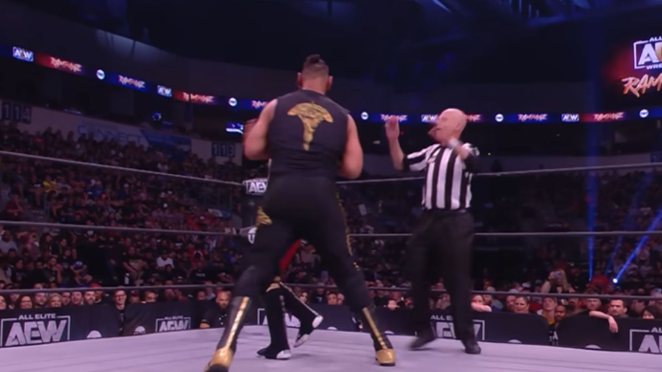 The star made his debut on AEW Rampage [Image taken via AEW