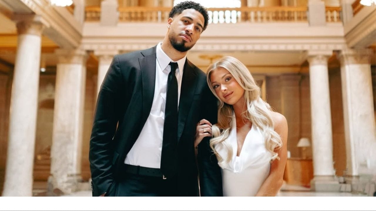 Jade Jones reacts to Tyrese Haliburton