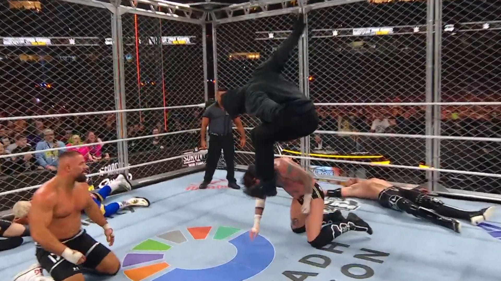 Who attacked CM Punk at Survivor Series: WarGames? (Image Credit: WWE on X).