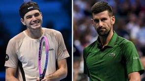 "It's Novak Djokovic's fault" - Fans react as Taylor Fritz gets back-to-back match days at ATP Finals amid Serb's late withdrawal drama