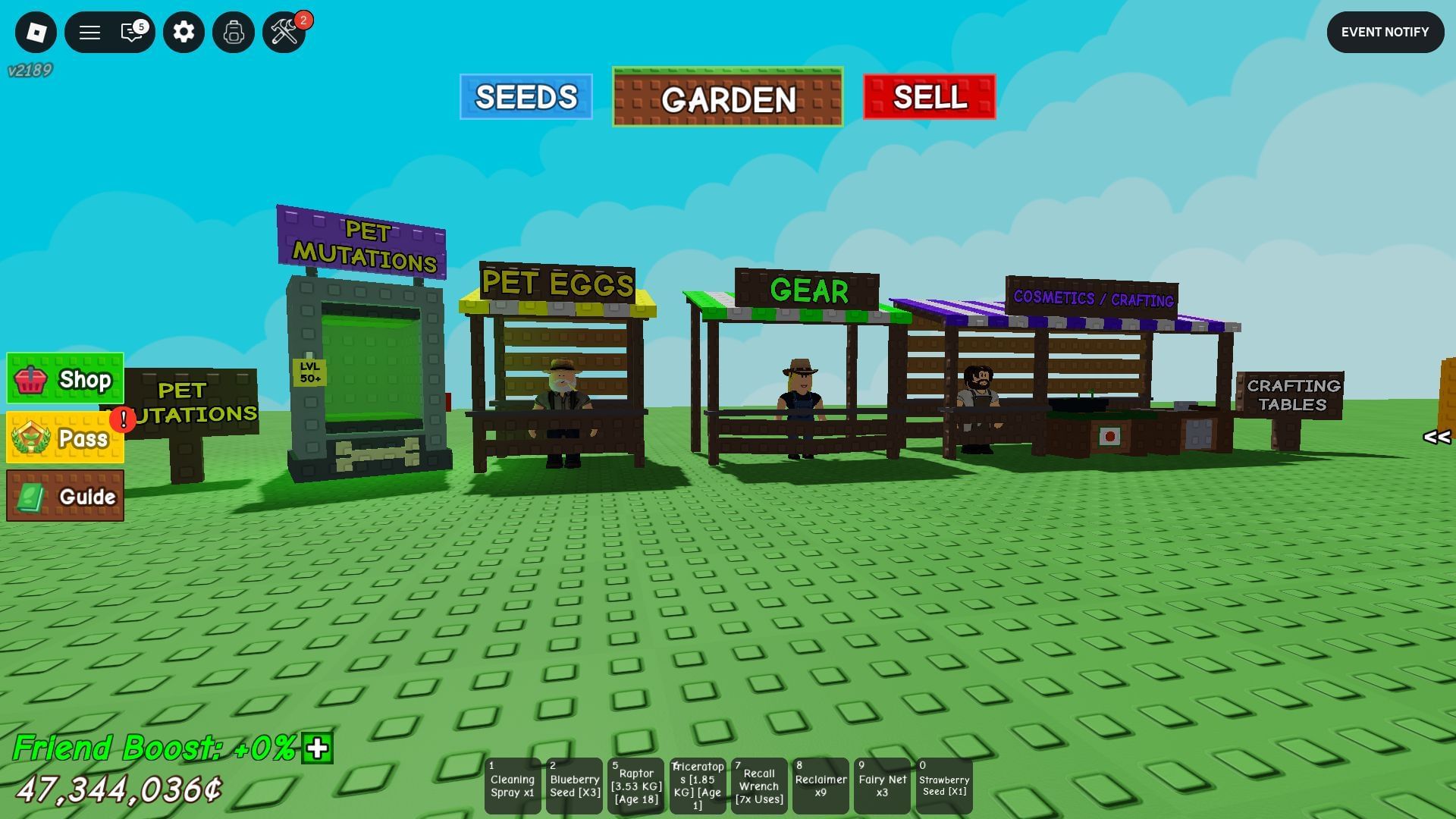 The Lush Sprinkler was previously available during the Safari Harvest Event (Image via Roblox)