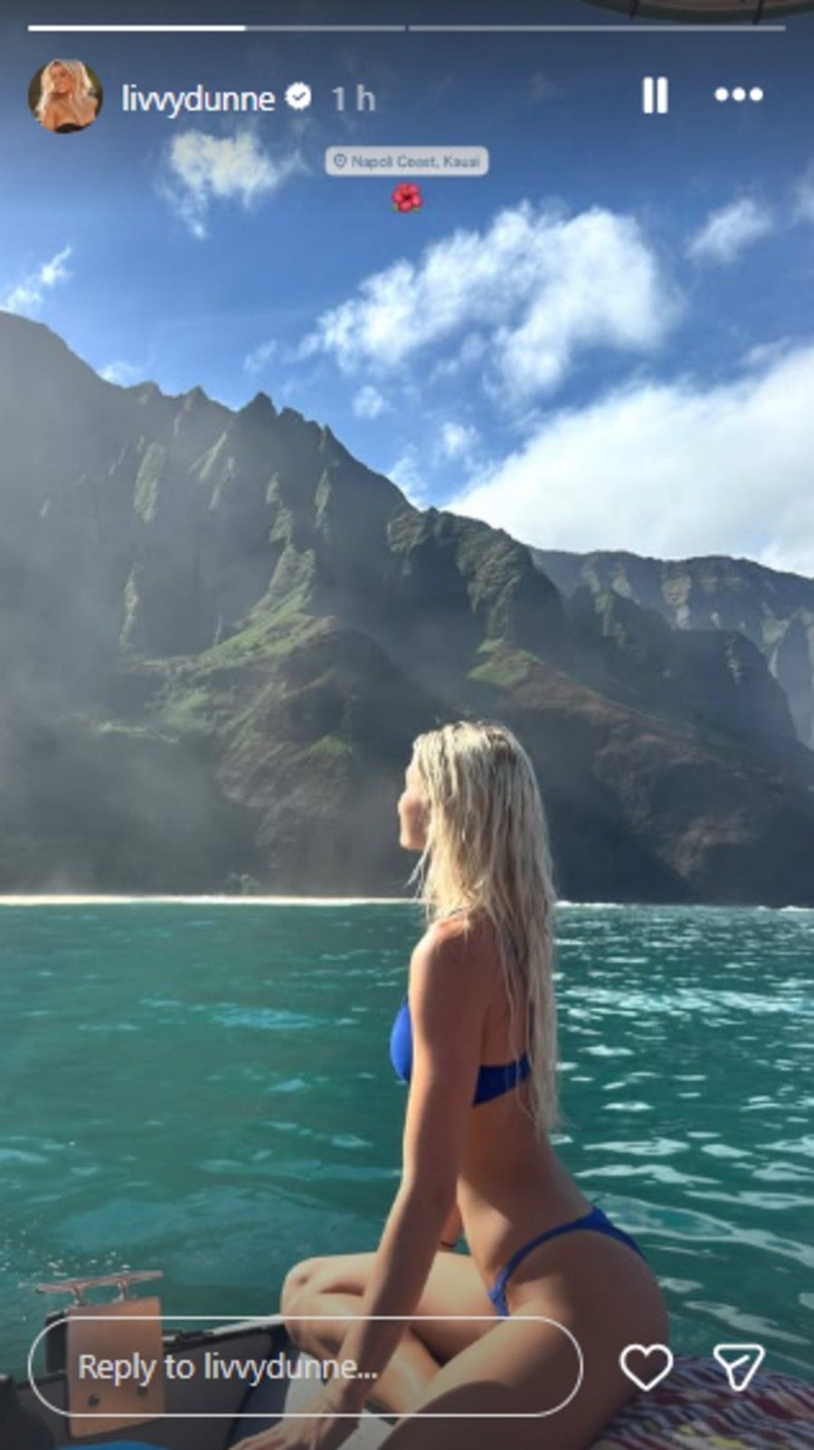 Screenshot of Dunne&#039;s Instagram story.