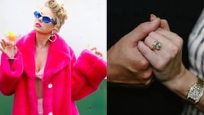 Travis Kelce's fiancée Taylor Swift flashes $5,000,000 engagement ring in $80,939-worth outfit 3 days before Chiefs vs. Bills Week 9 clash
