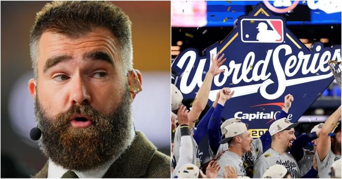 Jason Kelce changes tune on Canada after facing backlash for mocking Blue Jays-Dodgers World Series