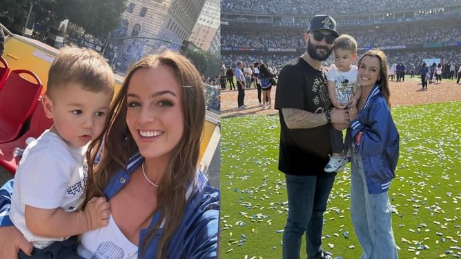 Tanner Scott’s wife Maddie shares glimpses of offseason downtime with scenic views and golf break