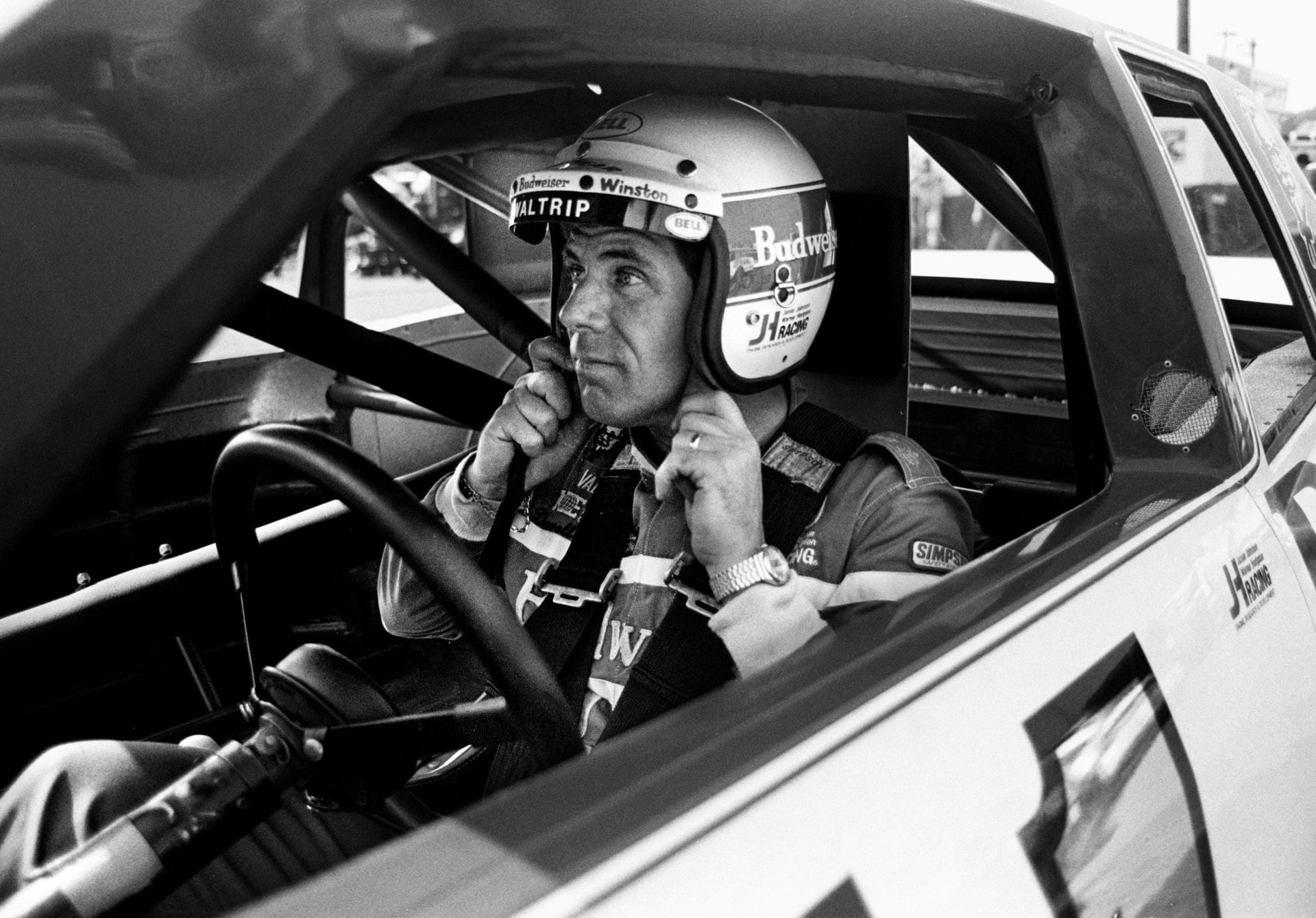Darrell Waltrip before the Nashville Pepsi 420 Grand National race on July 13, 1984. Source: Imagn