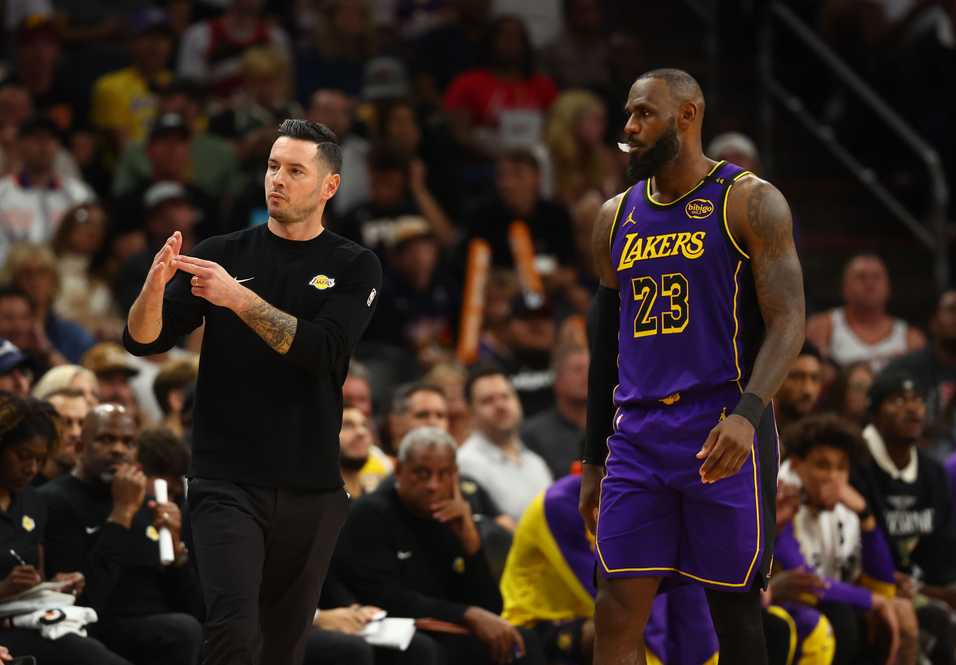 JJ Redick has a plan to manage LeBron James&#039; schedule this season. (Photo: IMAGN)