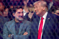 Yasir Al-Rummayyan with Donald Trump at MMA: UFC 309 - Source: Imagn