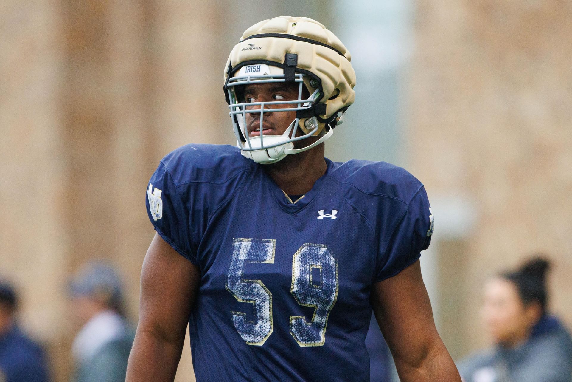 Notre Dame OL Aamil Wagner - Source: Imagn