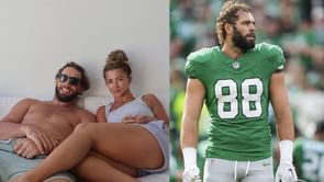 Dallas Goedert announces pregnancy with GF Aria Meyer 1 day before Eagles’ bye week
