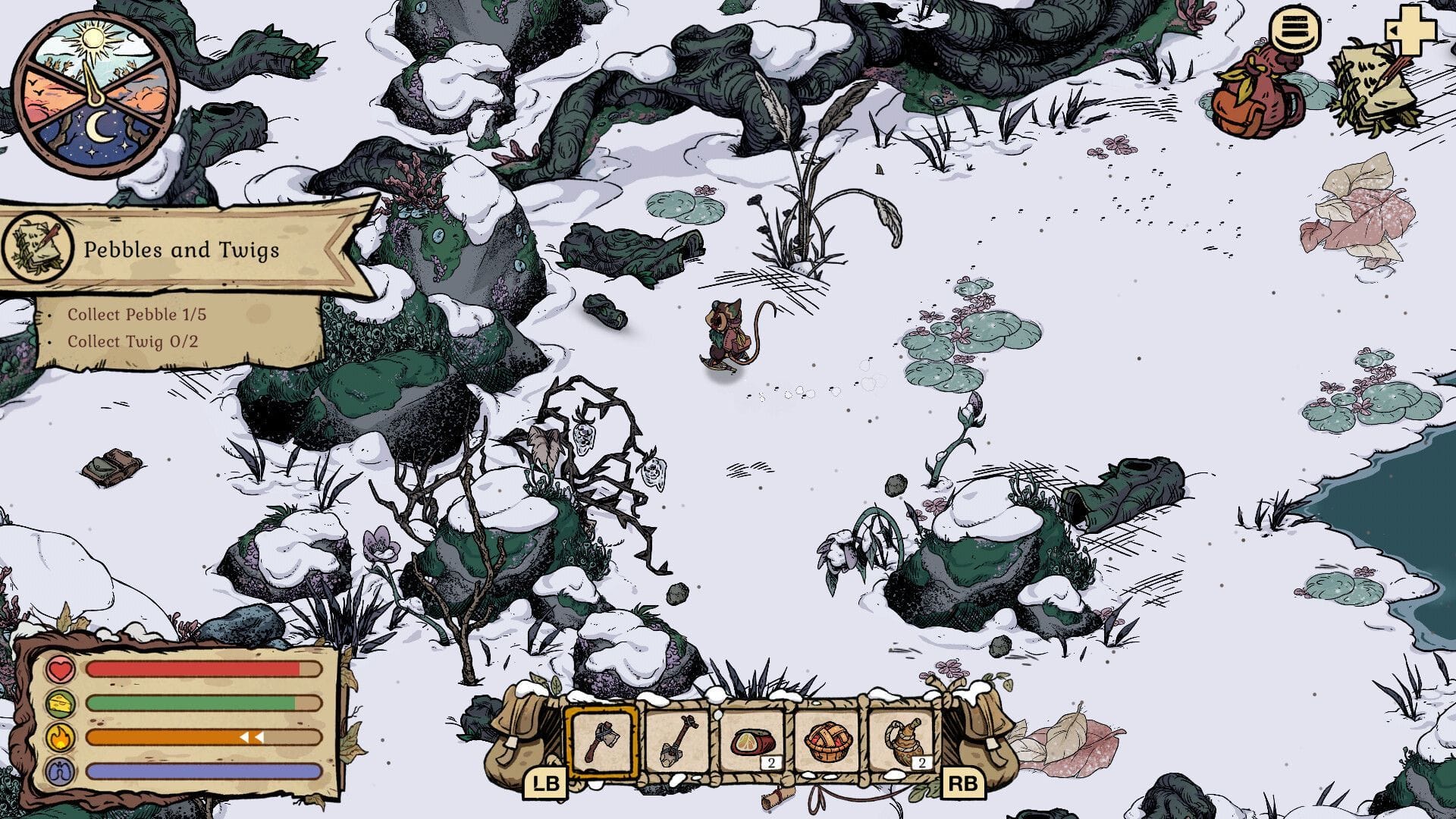 The hand-drawn art style is perhaps the highlight of this cozy game (Image via Noodlecake)