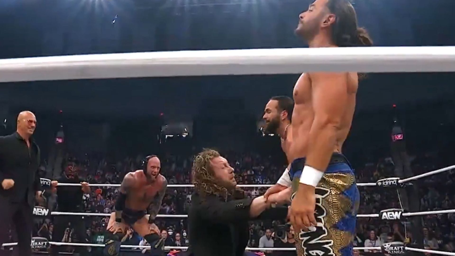 The Young Bucks with Kenny Omega on AEW Dynamite [Source : All Elite Wrestling on X]