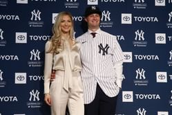 Gerrit Cole & wife Amy bring high-octane style to F1 Vegas with color-coordinated outfits