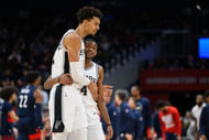 Victor Wembanyama and De'Aaron Fox of the San Antonio Spurs. (Photo: IMAGN)