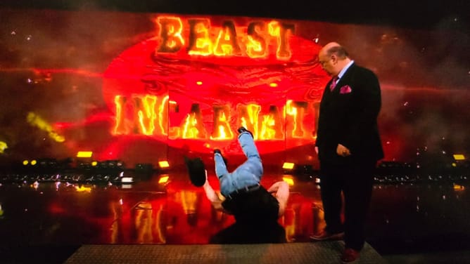 Brock Lesnar makes subtle WWE change after slipping on RAW