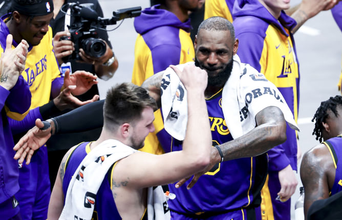 "Luka Doncic doesn't want LeBron back" - Jason Whitlock Claims LeBron James' Injury Hiatus Botching his GOAT Case Amid Lakers Exit Rumors