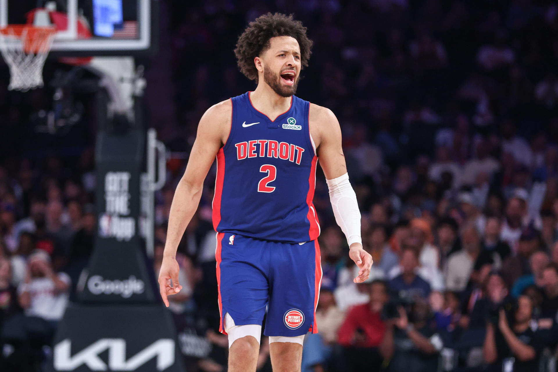 NBA: Playoffs-Detroit Pistons at New York Knicks - Source: Imagn