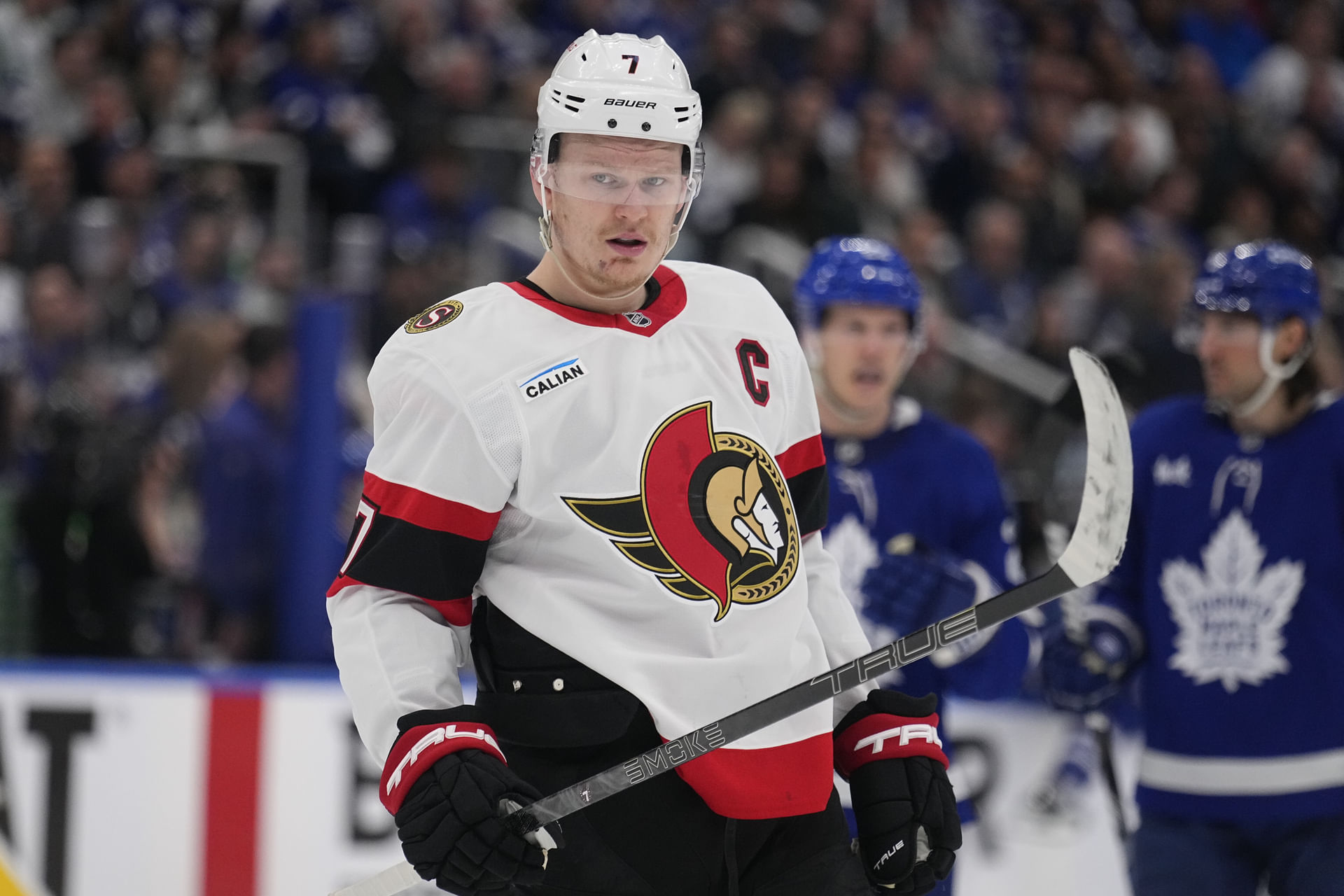 NHL Rumors: Insider highlights how Brady Tkachuk's future could influence $7,500,000 center's next contract
