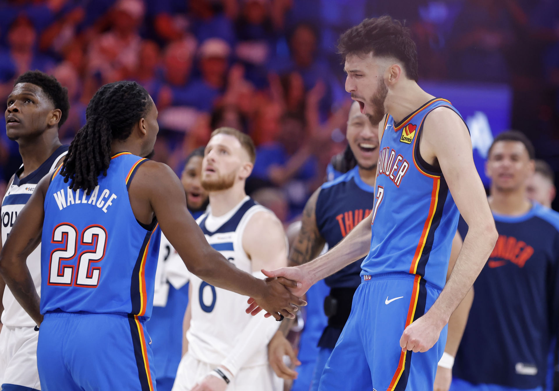 NBA: Playoffs-Minnesota Timberwolves at Oklahoma City Thunder - Source: Imagn