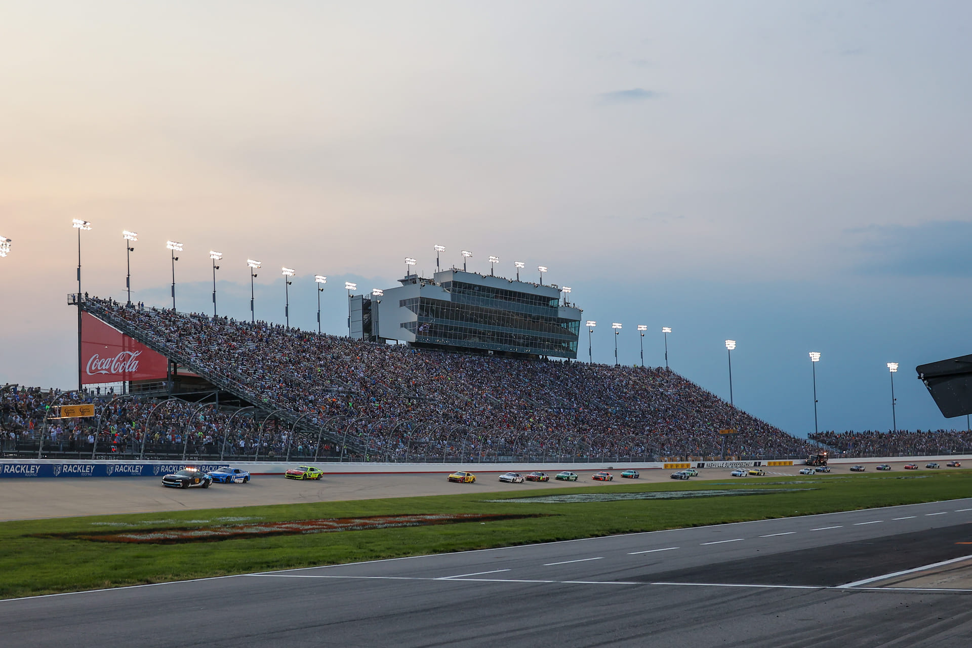 The 2025 Cracker Barrel 400 at Nashville Superspeedway. Source: Imagn