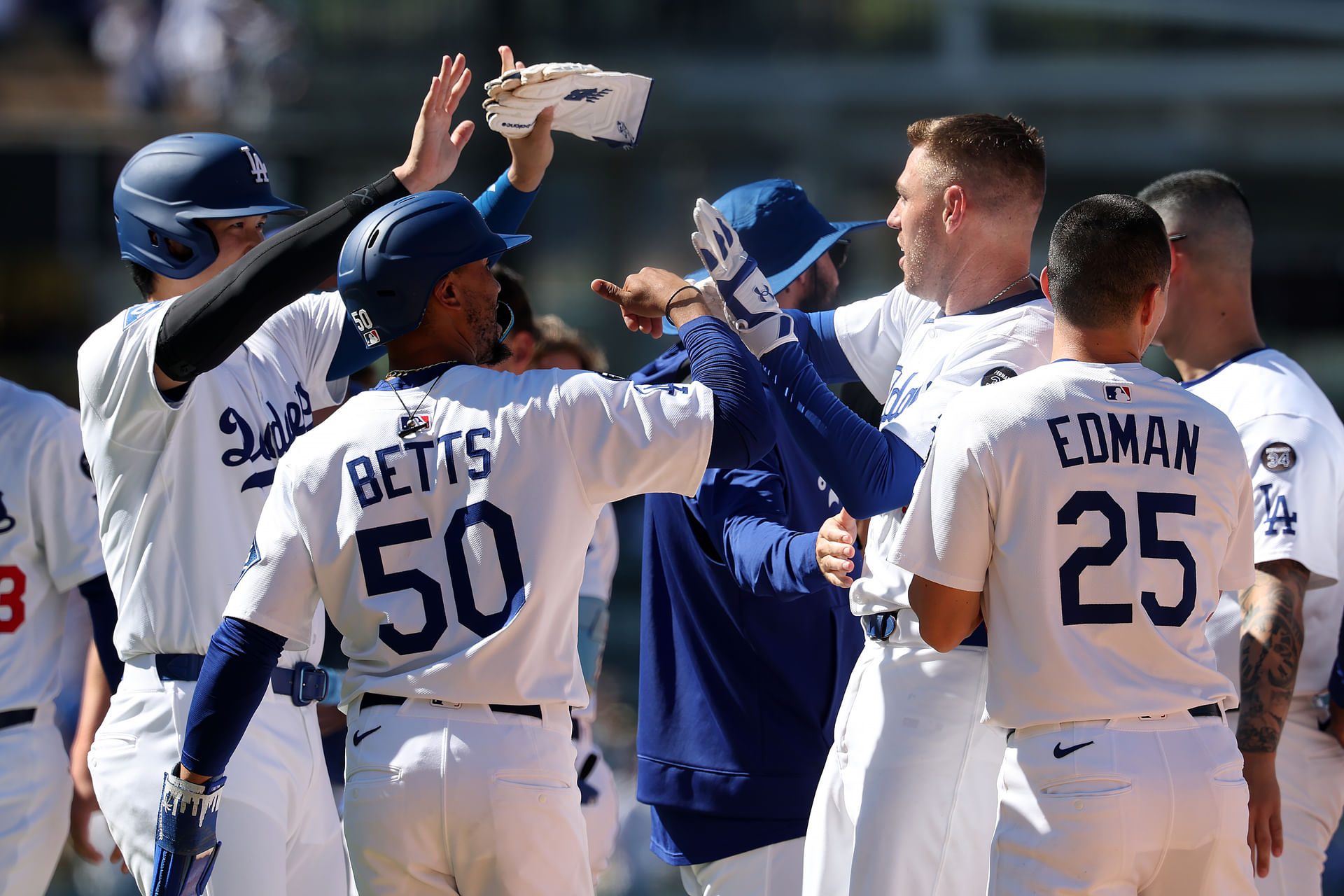Shohei Ohtani's wife Mamiko Tanaka turns heads alongside Freddie Freeman and Mookie Betts wives in coordinated Dodgers-jackets at World Series finale