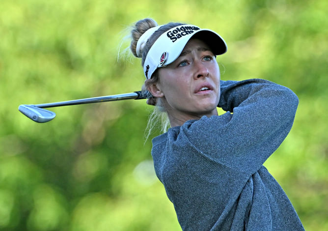 Nelly Korda turns to fans for rescue after coming down with the flu