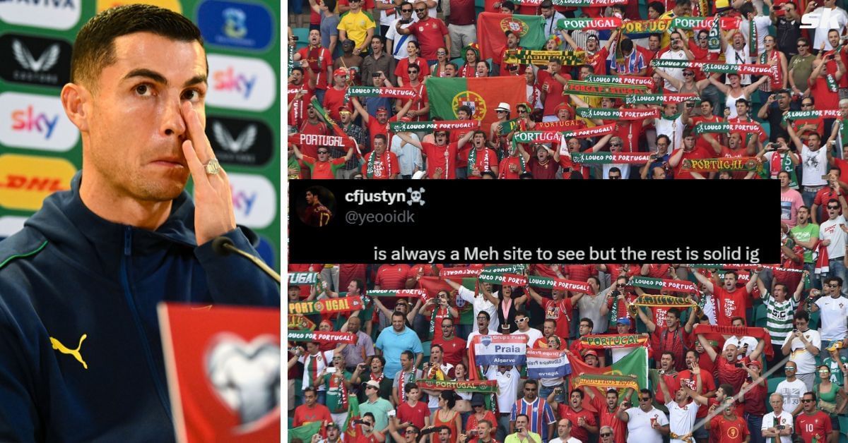 Portugal fans are not happy with star player starting