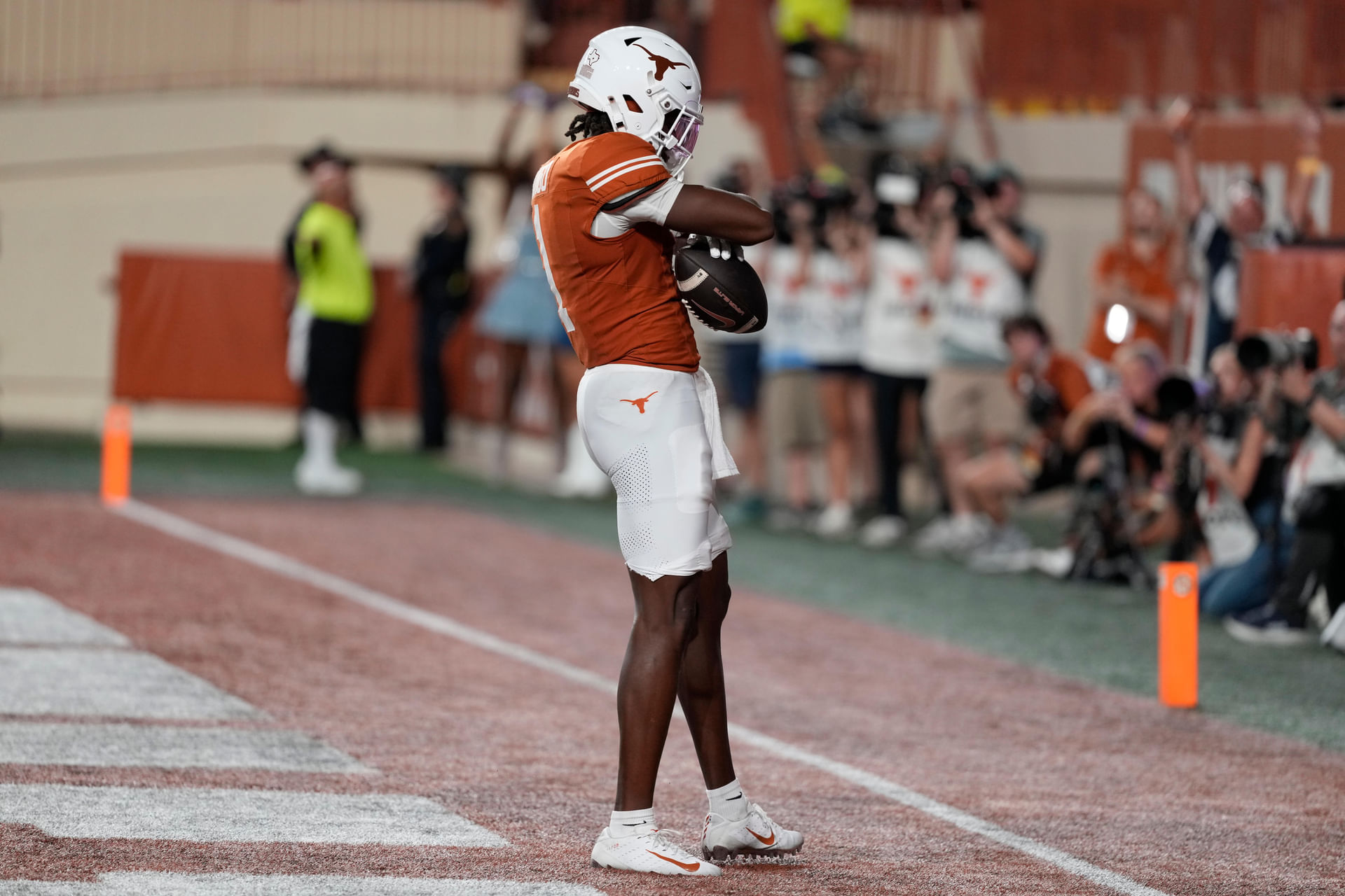 NCAA Football: Texas Longhorns wideout Ryan Wingo - Zdroj: Imagn