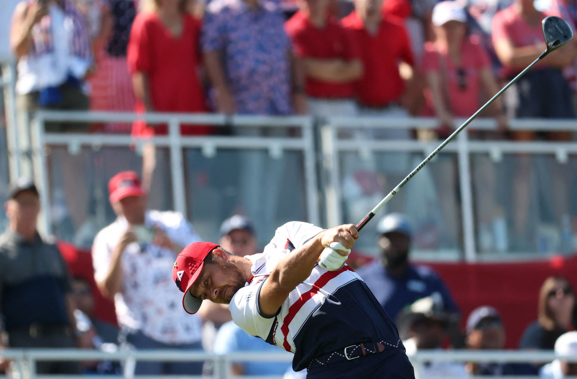 Xander Schauffele at the Ryder Cup - Final Day - Source: Imagn