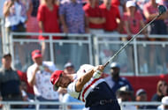Xander Schauffele at the Ryder Cup - Final Day - Source: Imagn