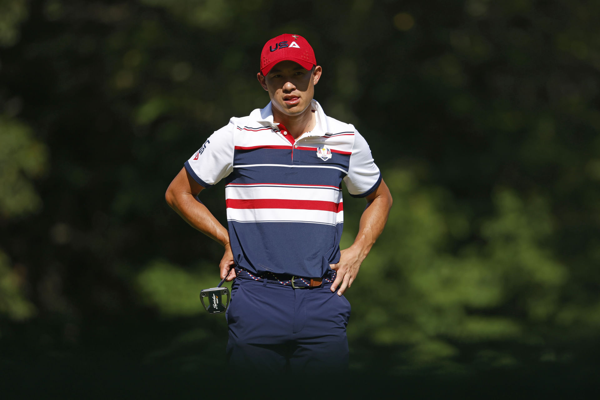 Collin Morikawa at the Ryder Cup - Final Day - Source: Imagn