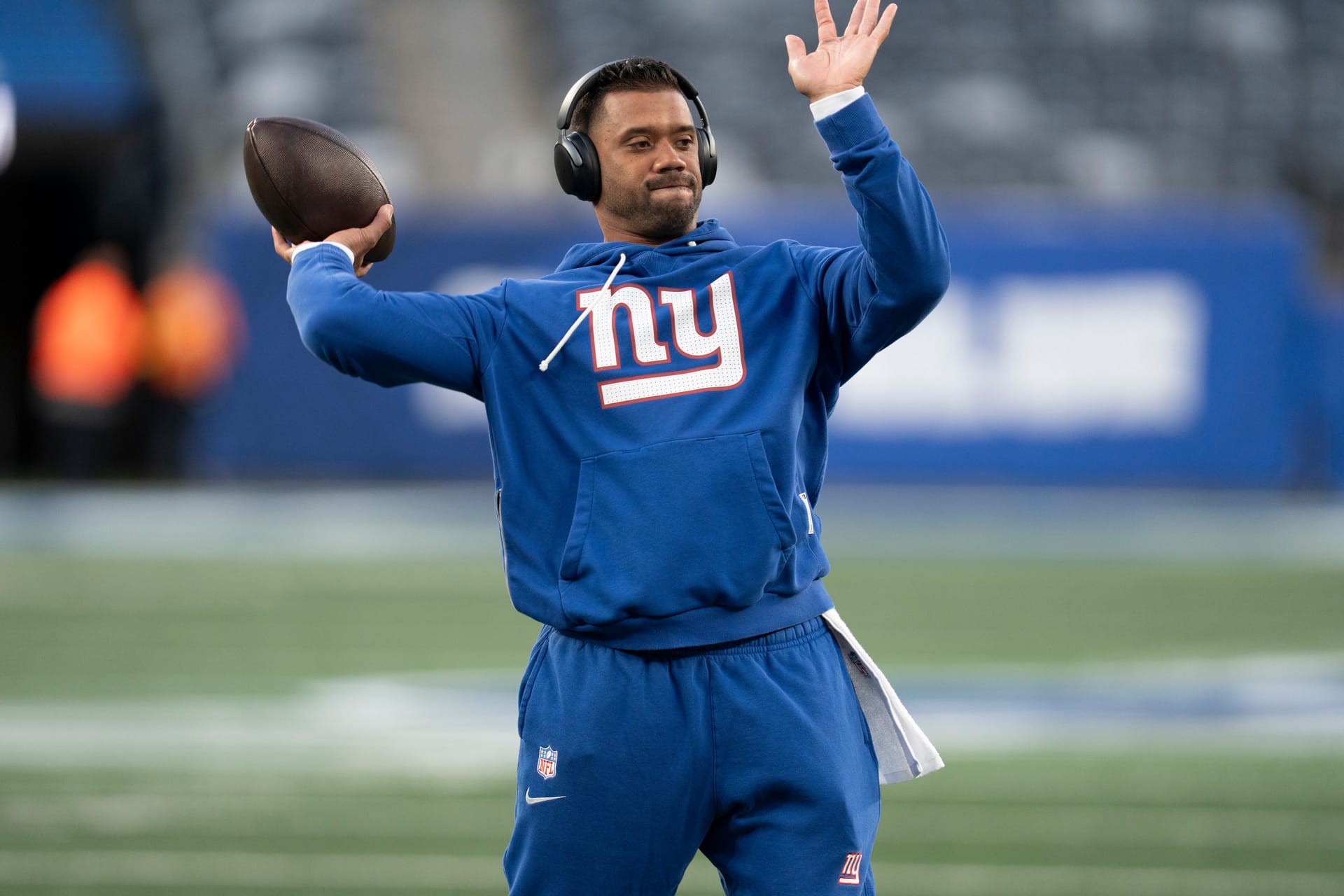 New York Giants QB Russell Wilson - Source: Imagn