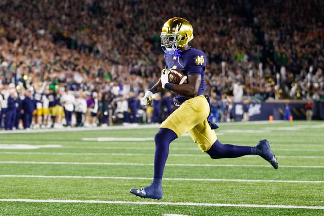 Notre Dame RB Jeremiyah Love opens up on choosing Irish over Alabama despite strong bond with Nick Saban