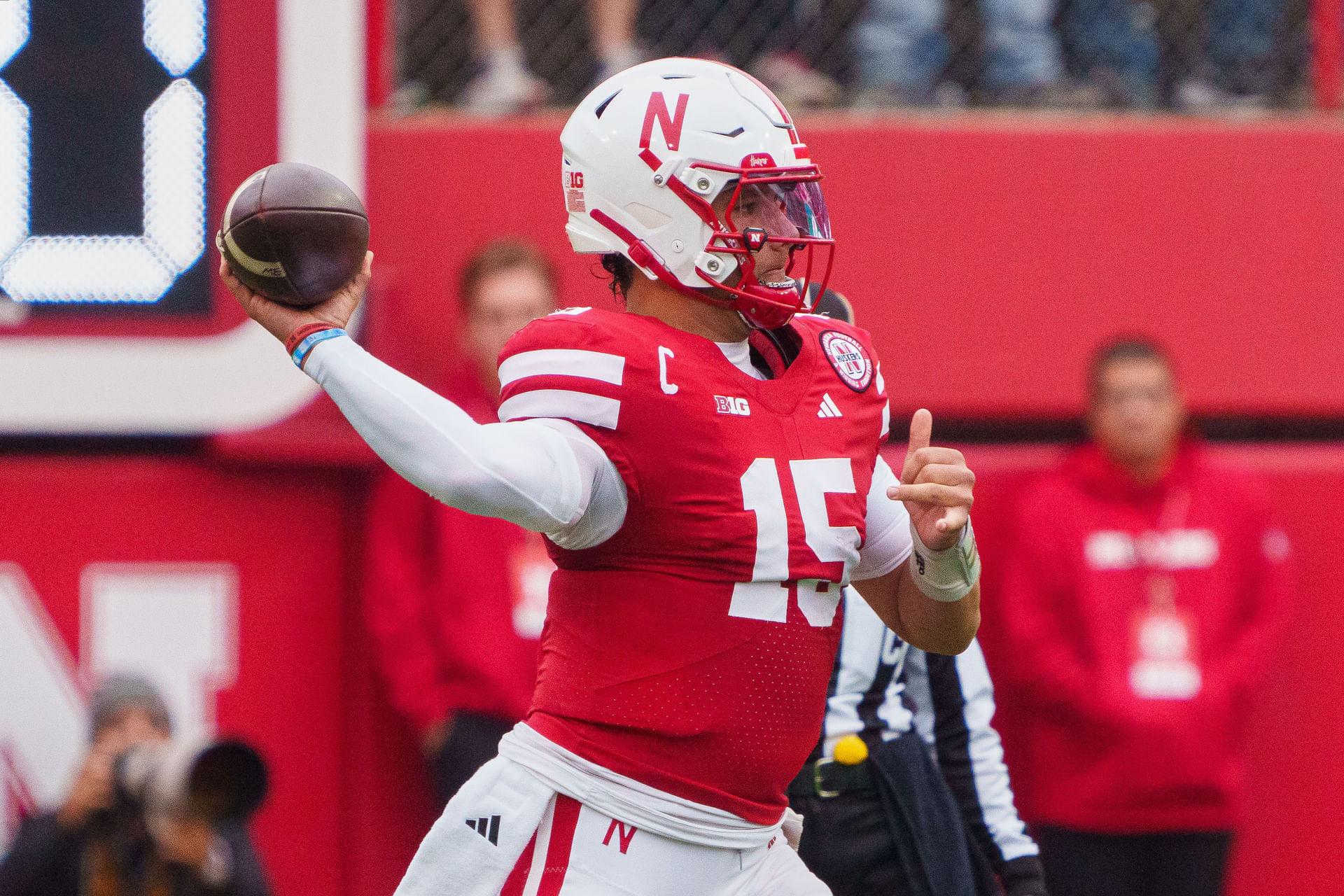 NCAA Football: Nebraska QB Dylan Raiola - Source: Imagn