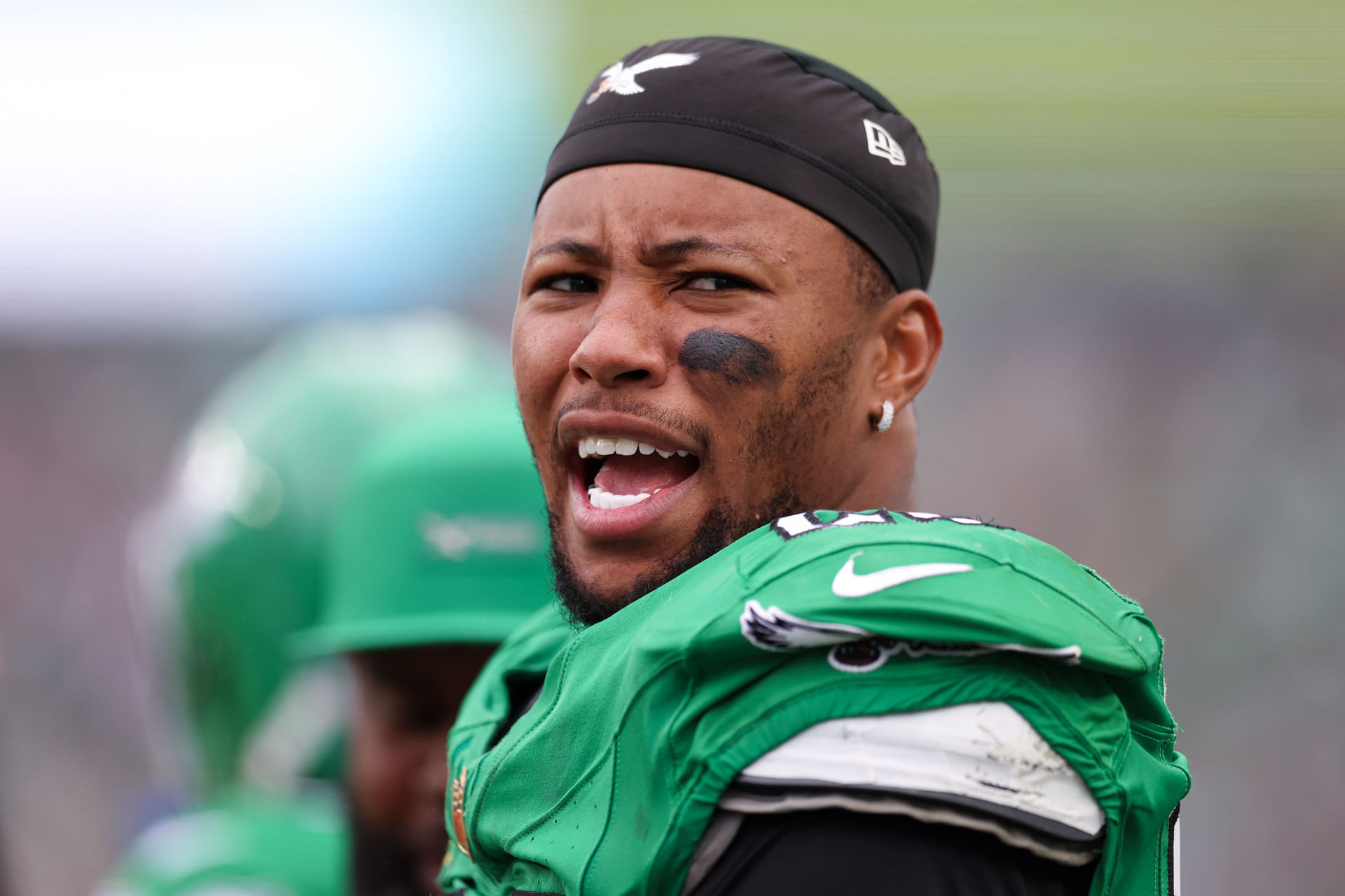 Saquon Barkley at New York Giants at Philadelphia Eagles - Source: Imagn