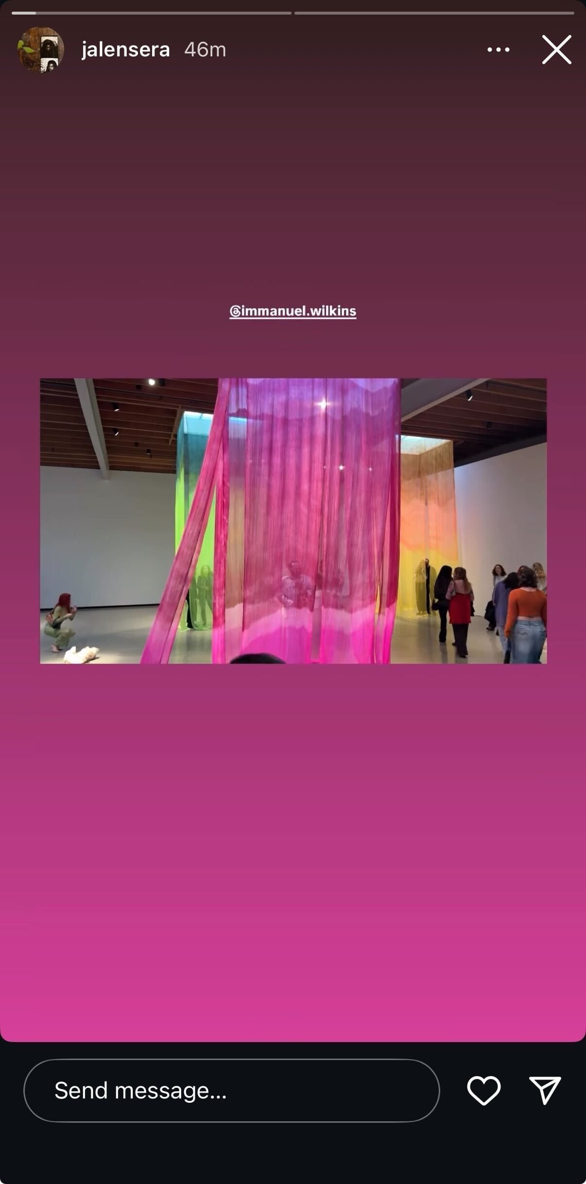 Jalen&#039;s Instagram story