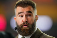 Jason Kelce at NFL: Washington Commanders at Kansas City Chiefs - Source: Imagn
