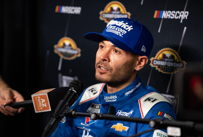 Kyle Larson gets real about feeling ‘bad and sad’ for Denny Hamlin
