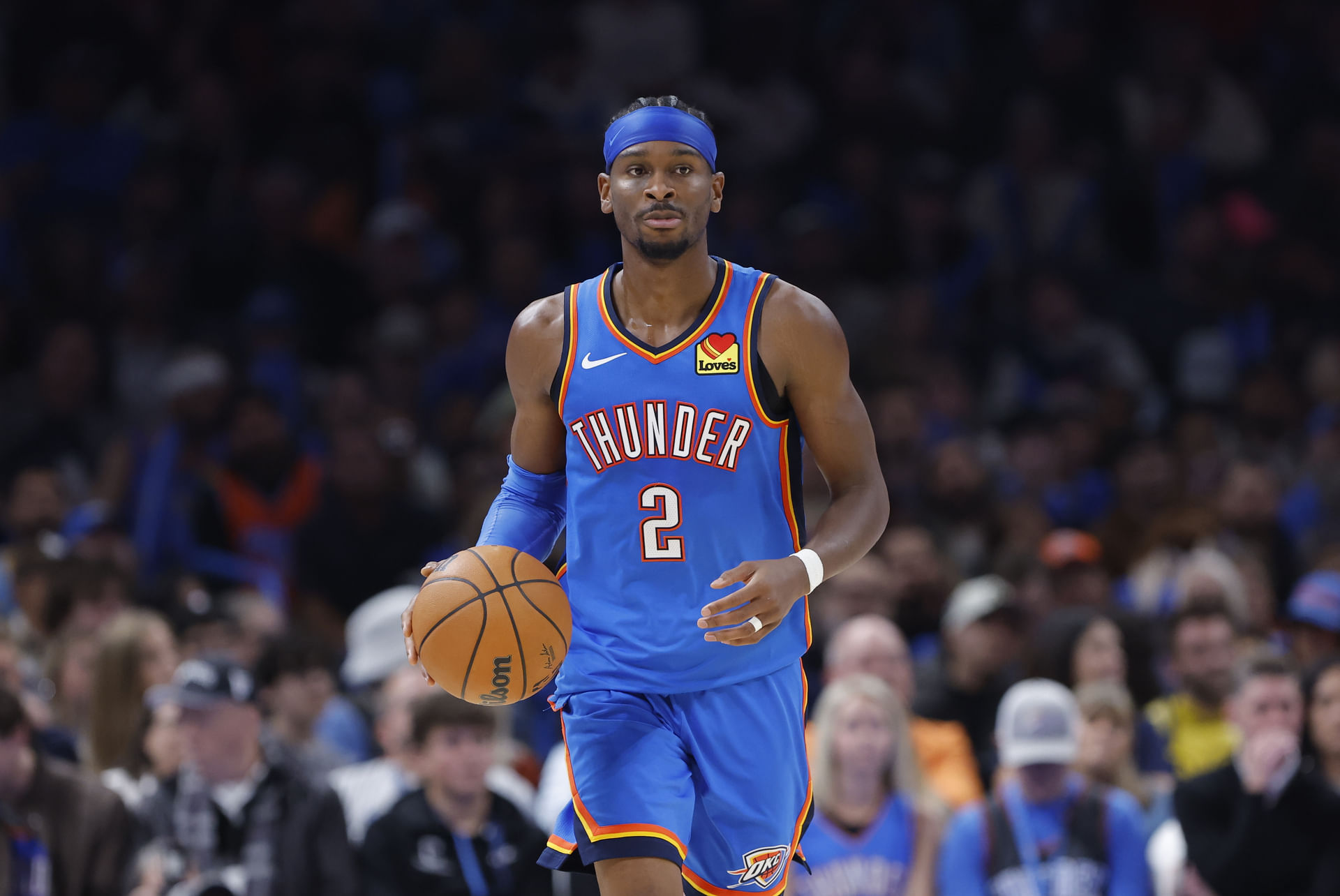 Shai Gilgeous-Alexander of the OKC Thunder. (Photo: IMAGN)